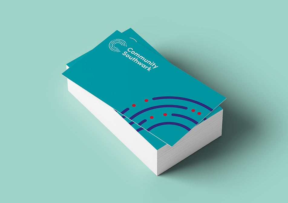 community southwark business cards