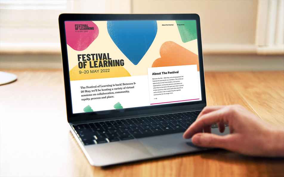 Festival of learning website