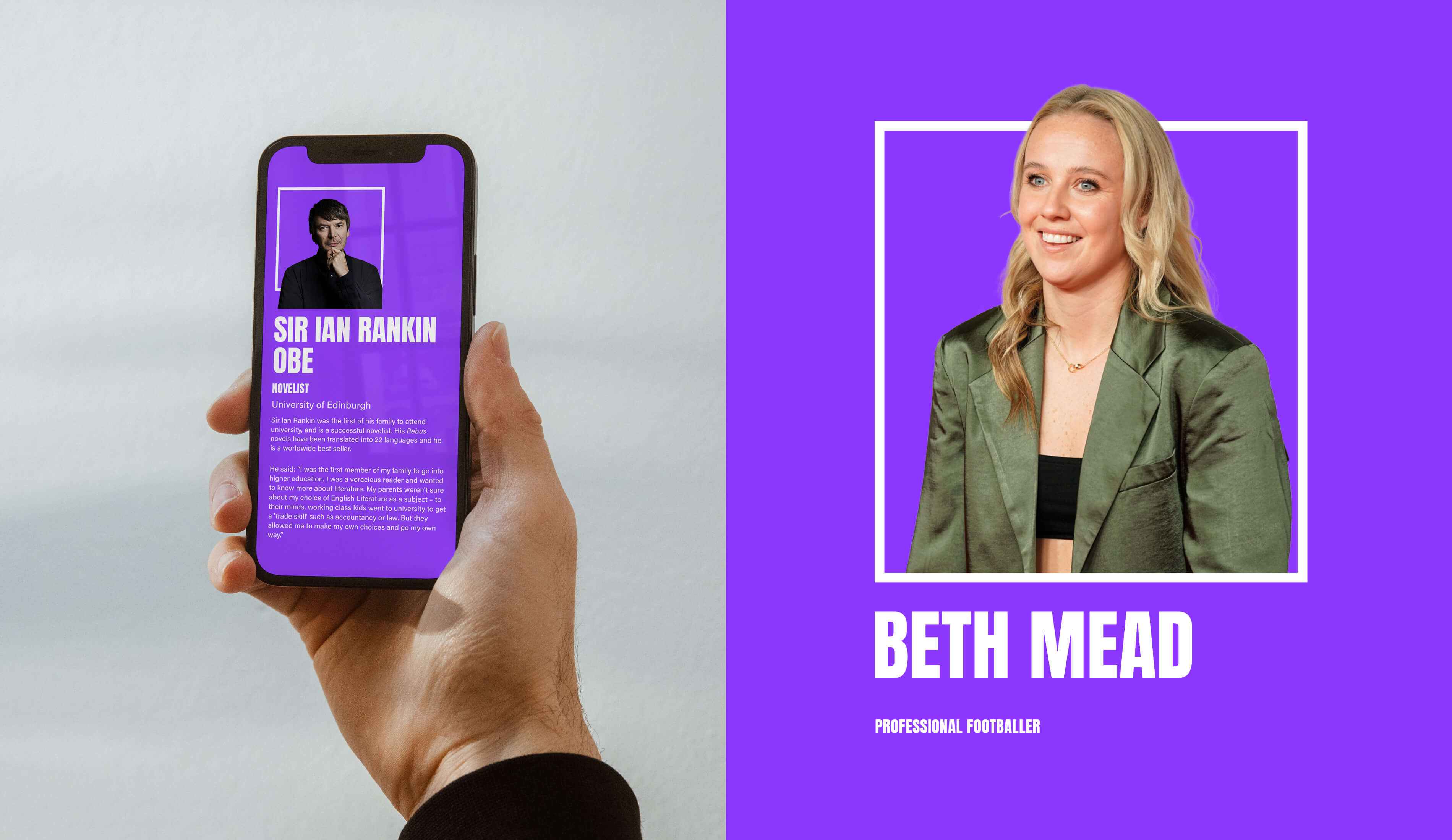100 Faces - Duo mobile + purple