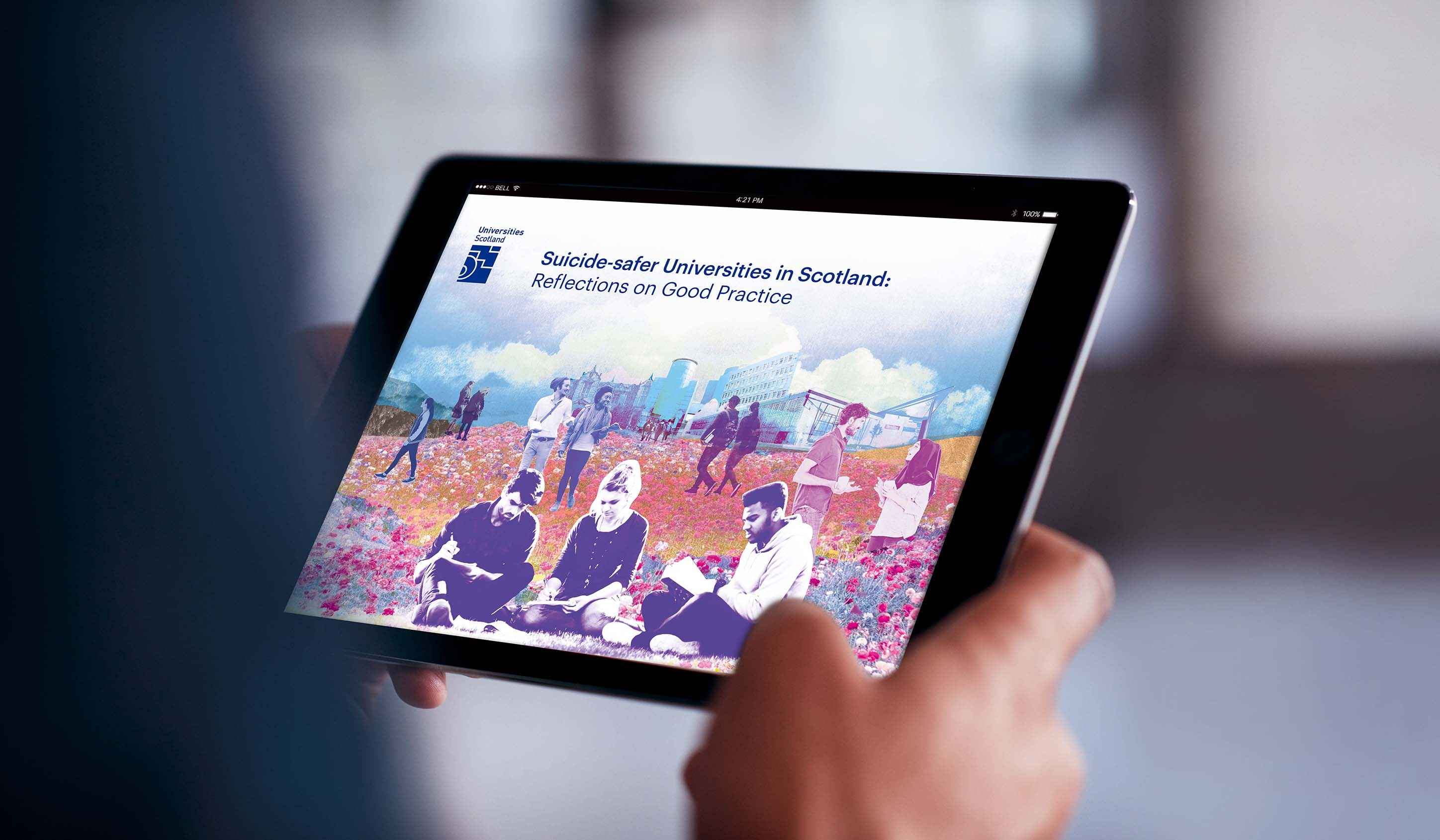Suicide-Safter in Scotland ipad